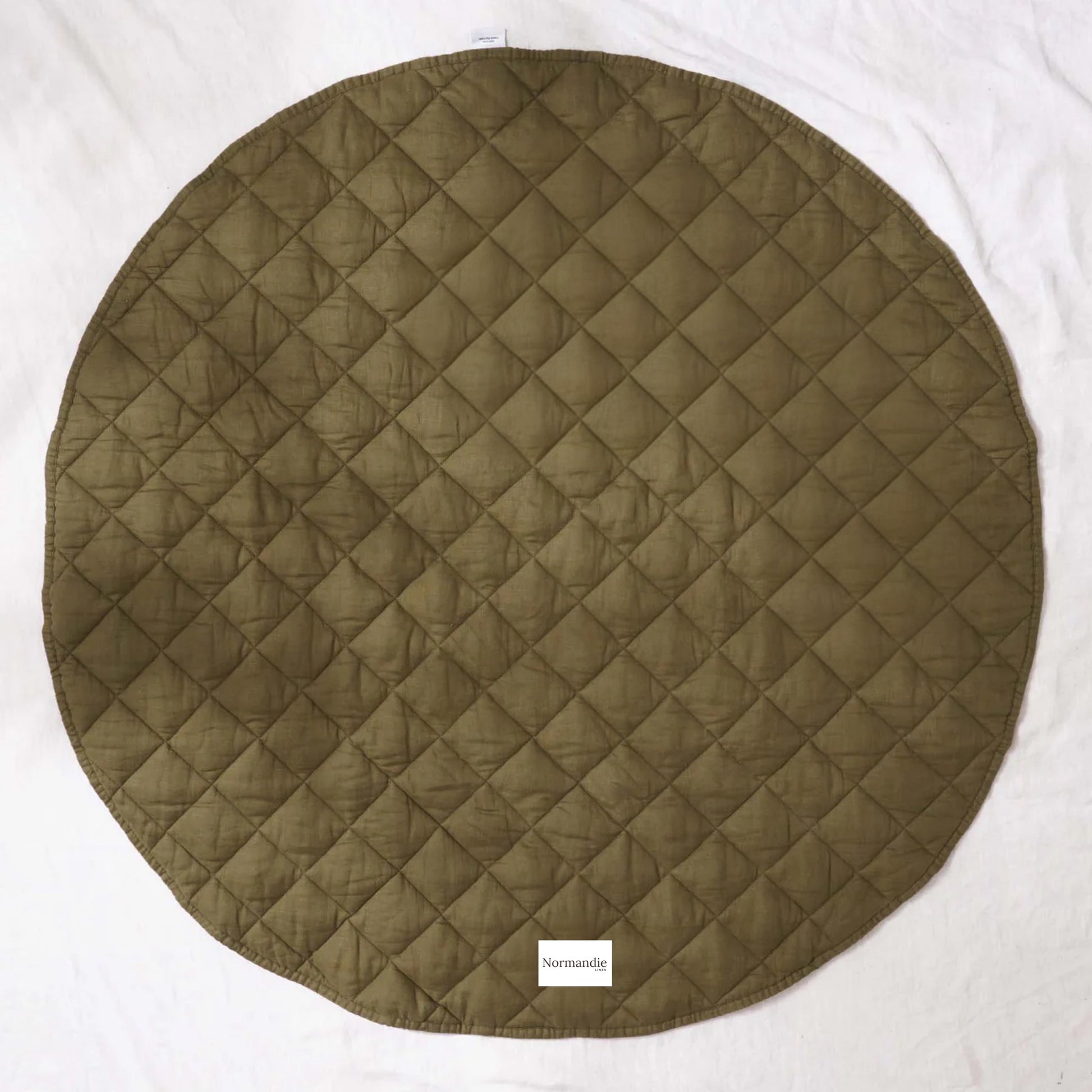 Linen Baby Play Mat – Forest
